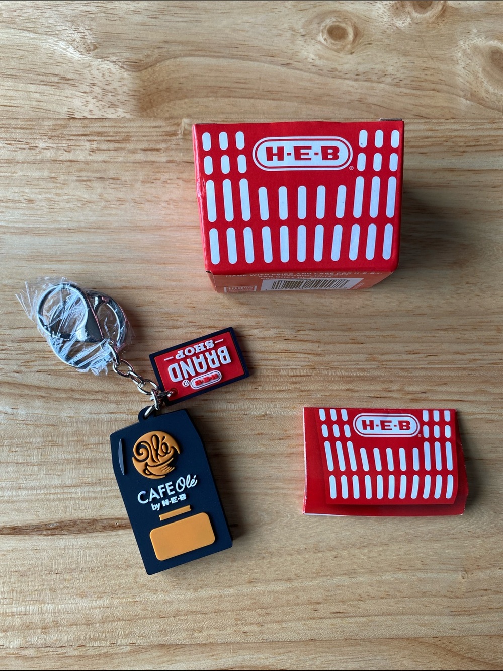 HEB Coffee Branded Keychain Set (mystery keychain line)